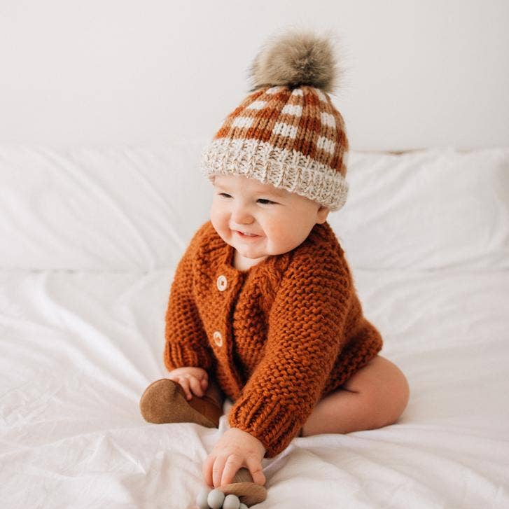 Chili Garter Stitch Cardigan Sweater Baby & Toddler: 6-12 months