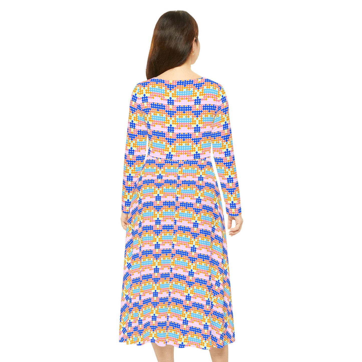 Women's Long Sleeve Dance Dress (AOP)