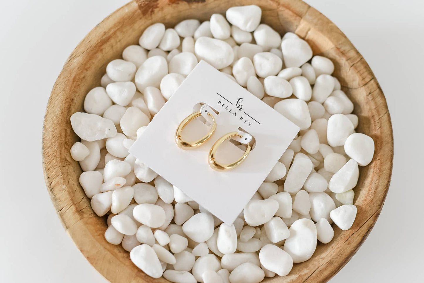 The Ember Hoops Gold Plated Earrings