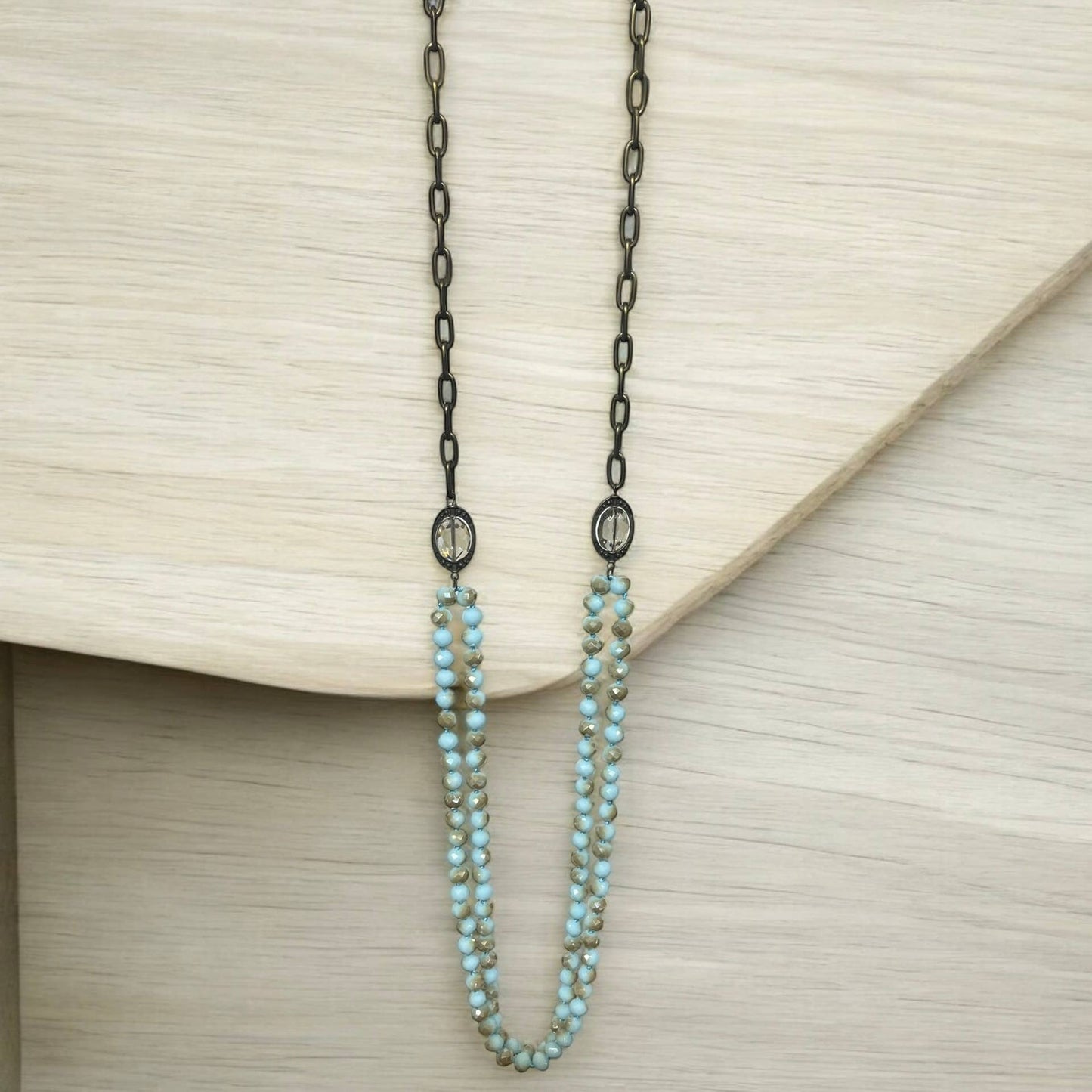 Crystal Turquoise Necklace