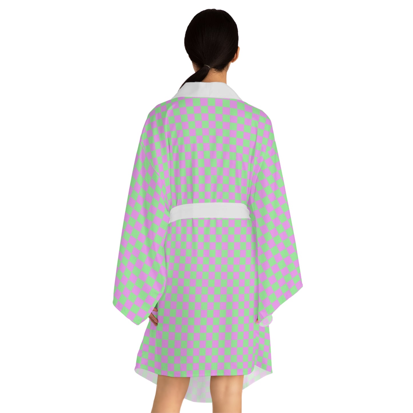 Long Sleeve Kimono Robe (AOP)