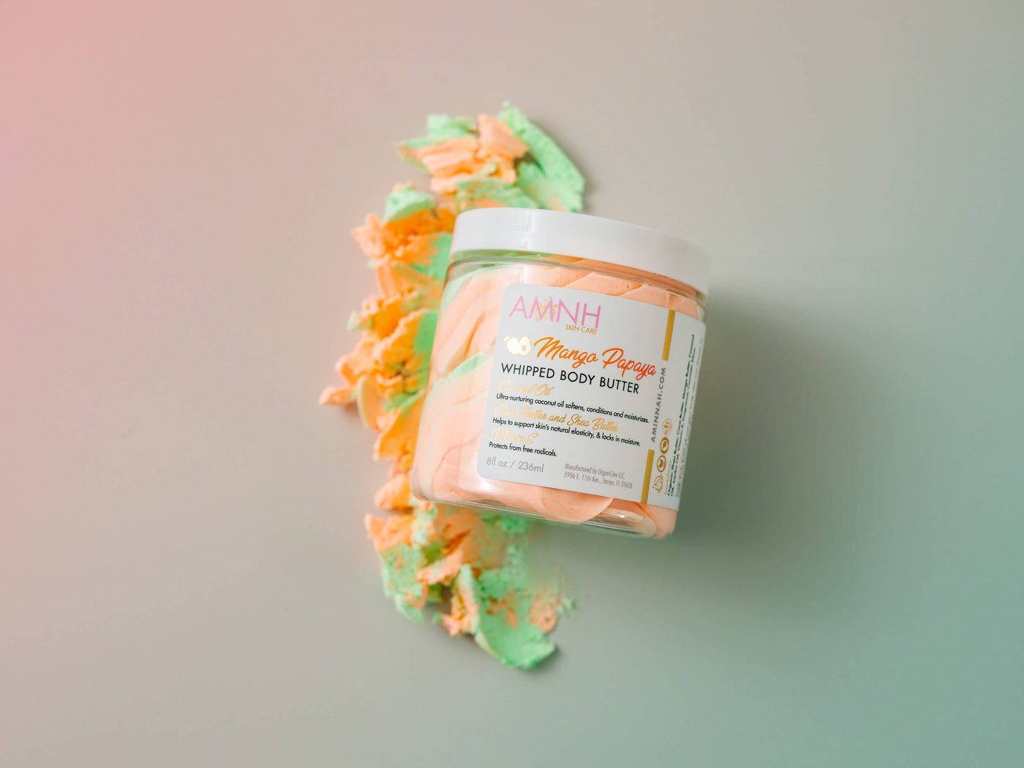 Mango Papaya Whipped Body Butter 8 oz.