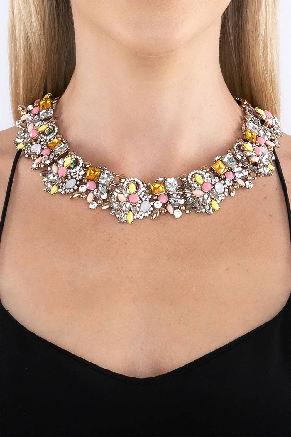 Ivy Pastel Statement Necklace