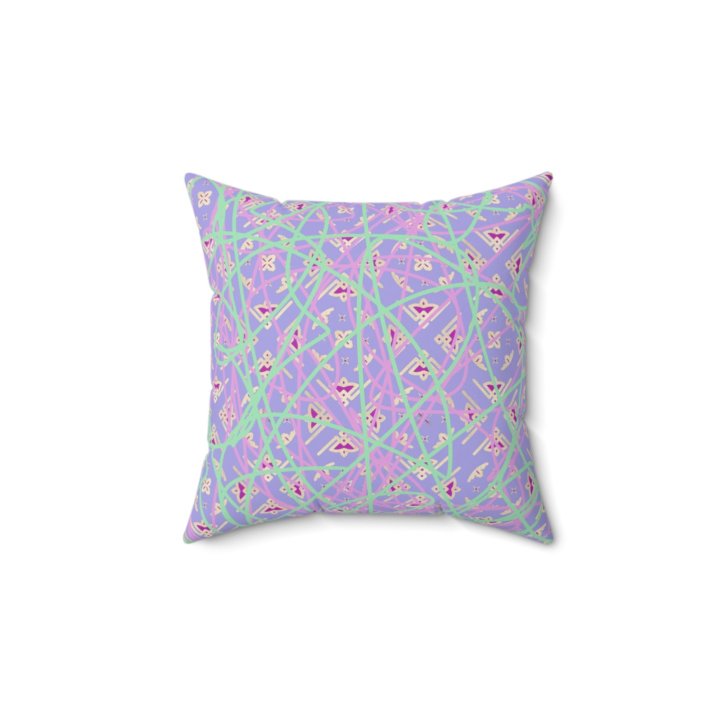 Spun Polyester Square Pillow