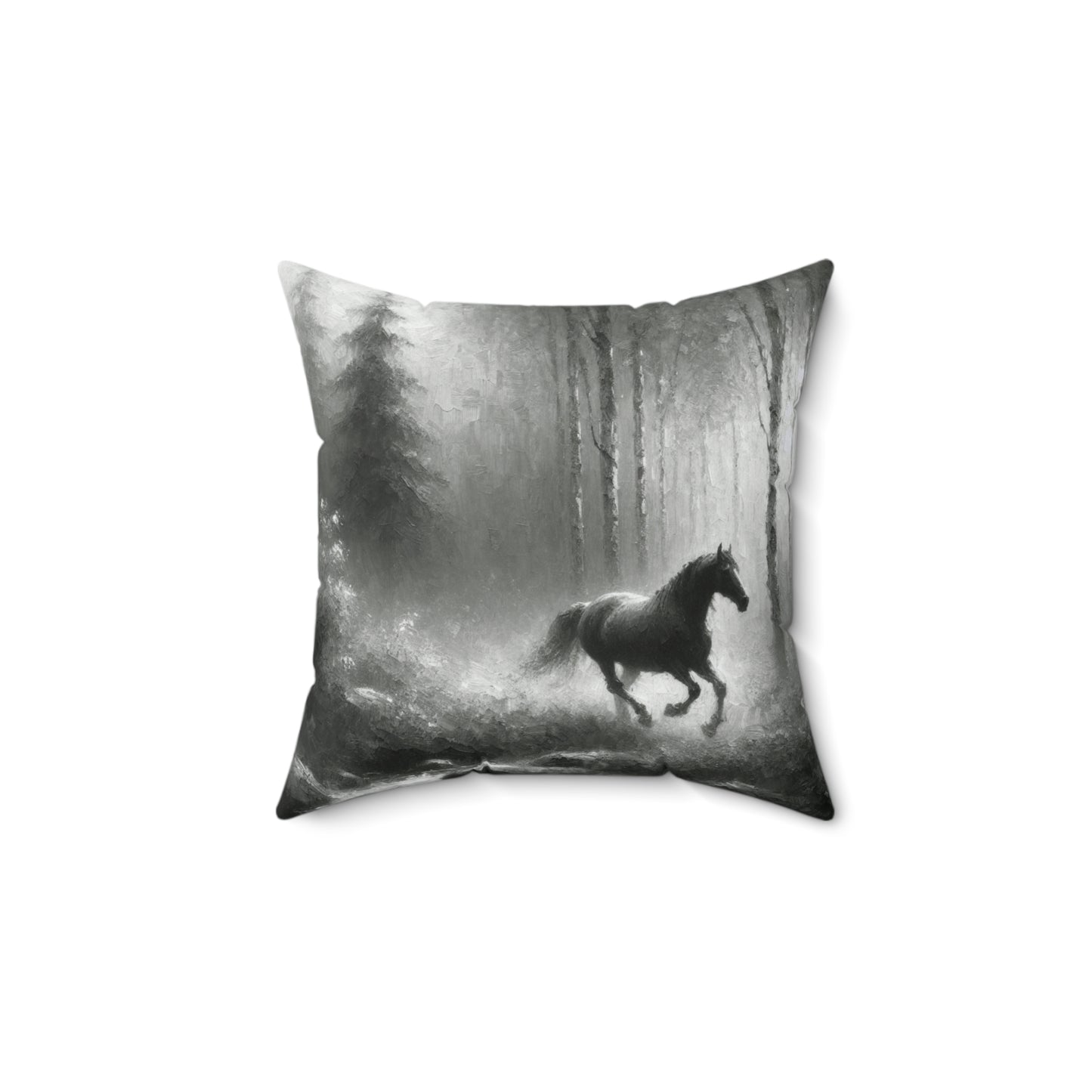 Spun Polyester Square Pillow