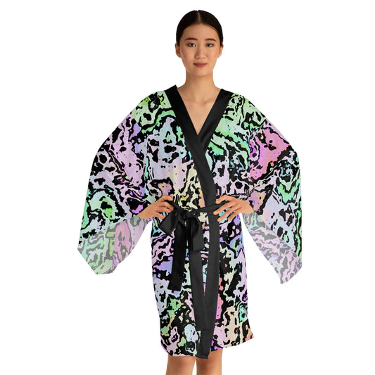 Long Sleeve Kimono Robe (AOP)