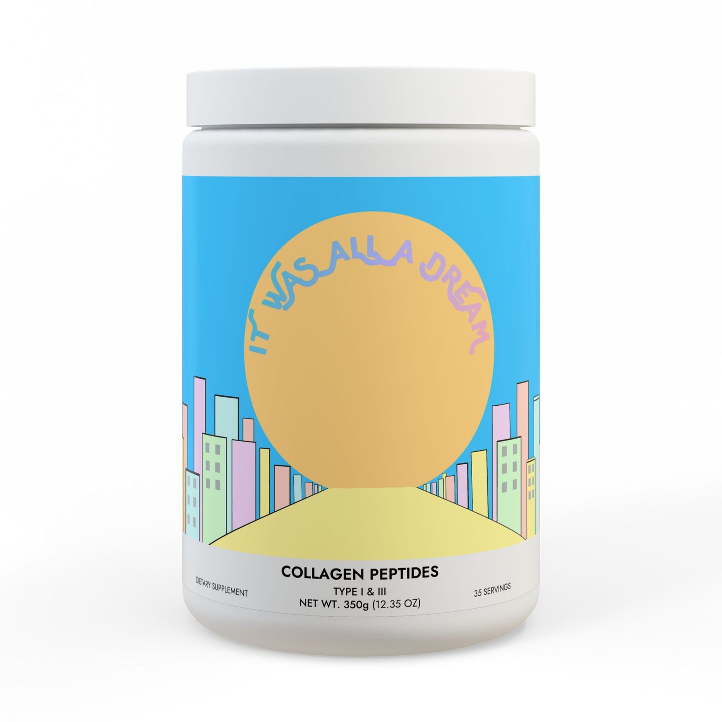 Collagen Peptides Type I & III Supplement (350g, 12.3oz)