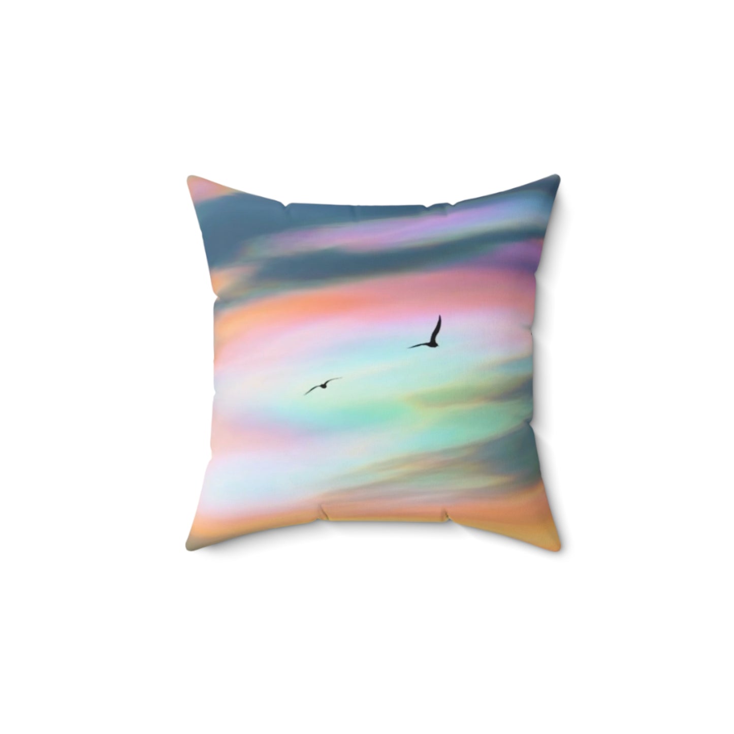 Spun Polyester Square Pillow