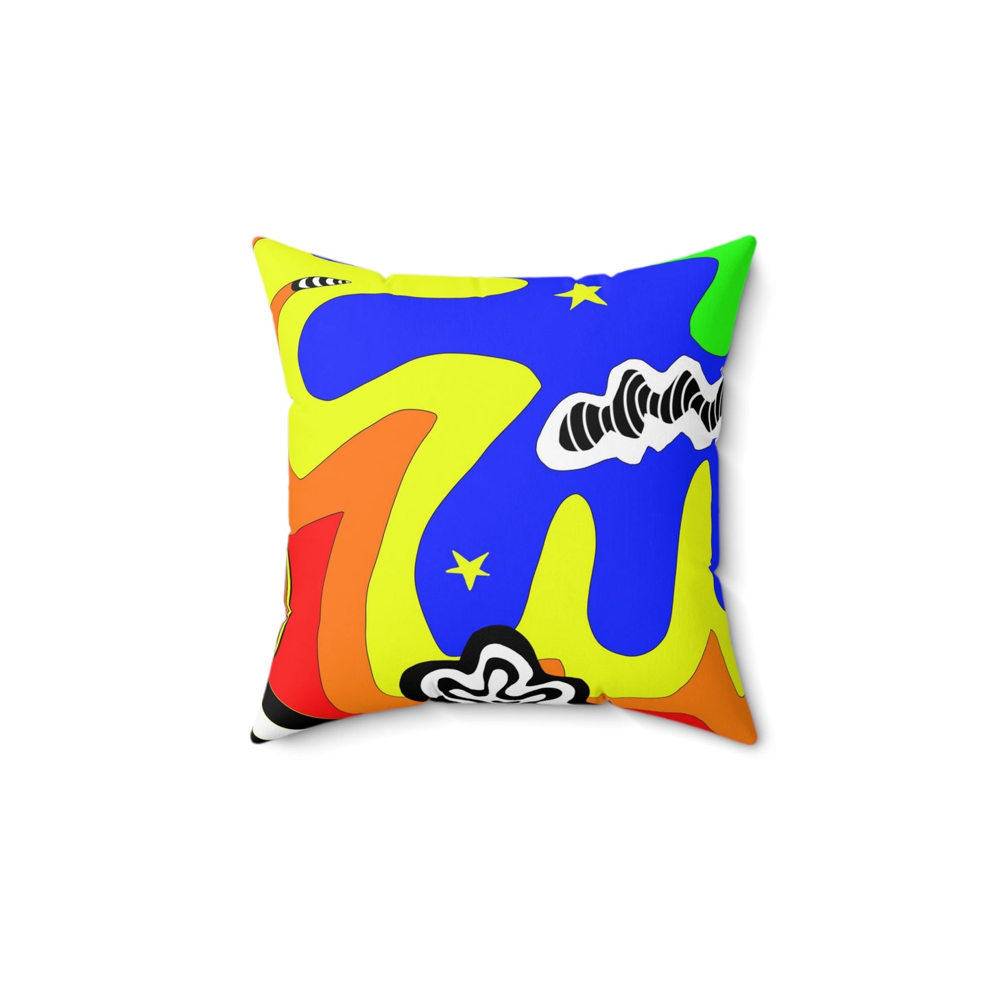 Spun Polyester Square Pillow