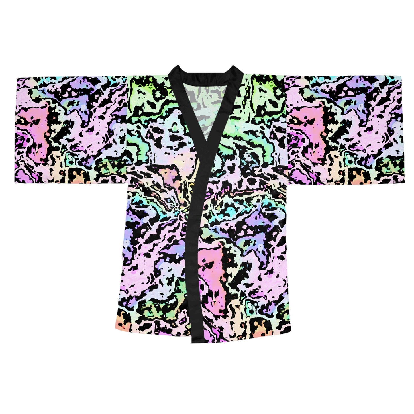 Long Sleeve Kimono Robe (AOP)
