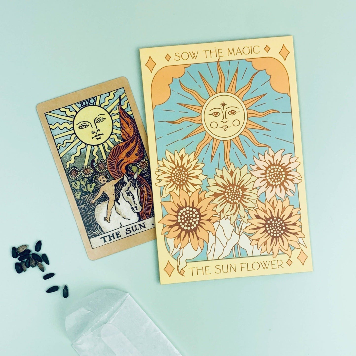 The Sunflower (Ring of Fire) Tarot Garden + Gift Seed Packet