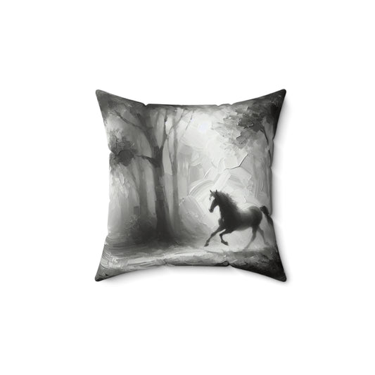 Spun Polyester Square Pillow