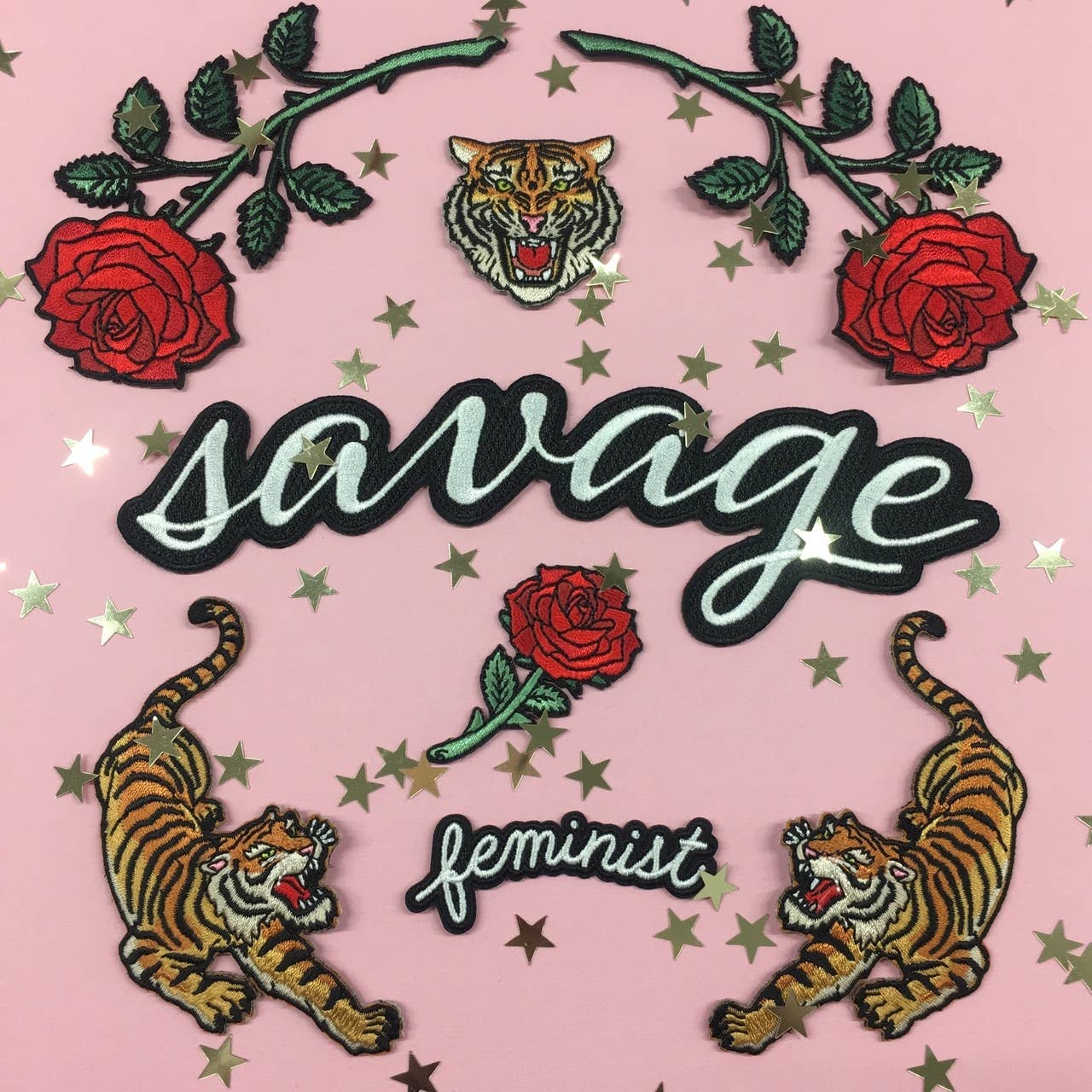 Tiger Patches Set of 2