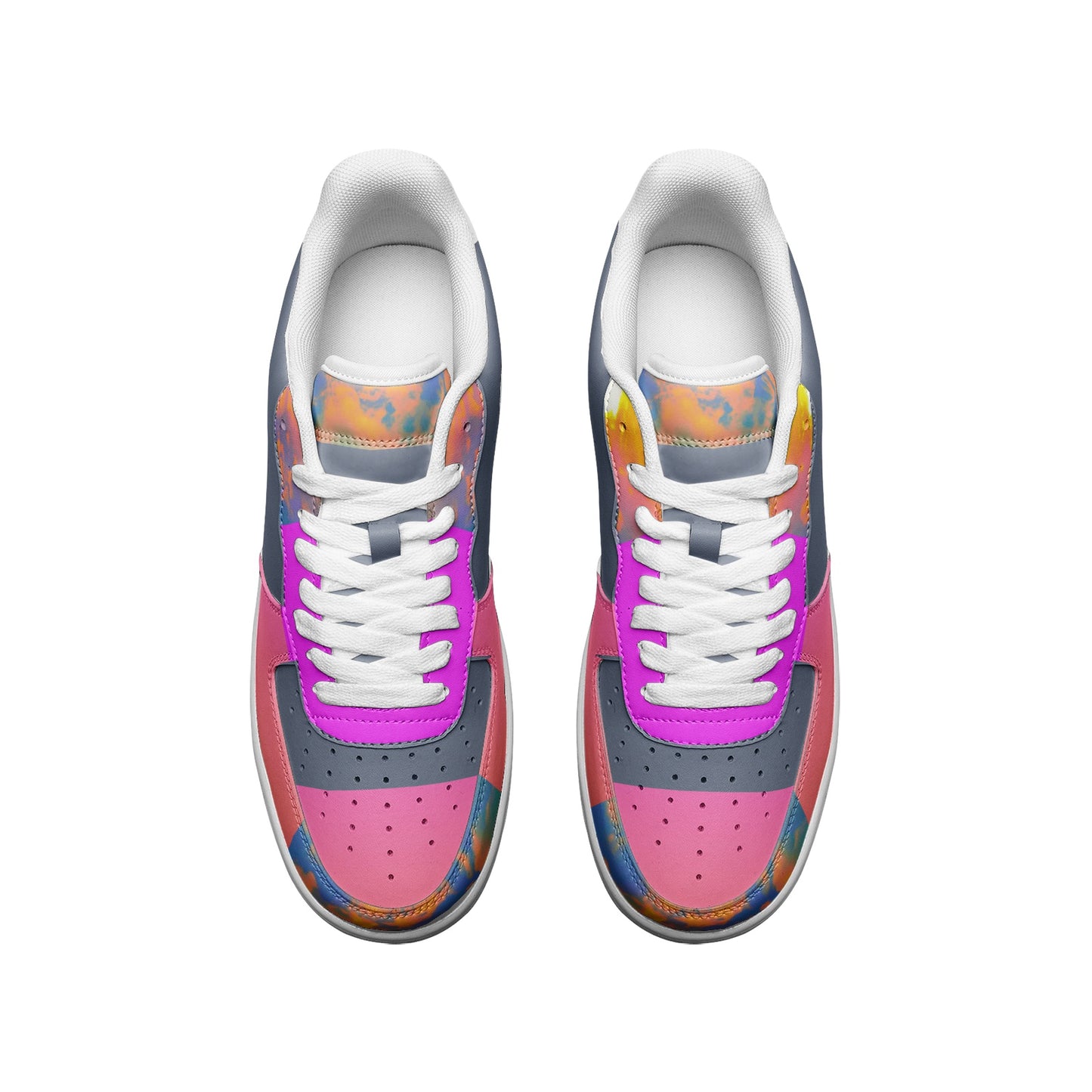 Unisex Low Top Leather Sneakers