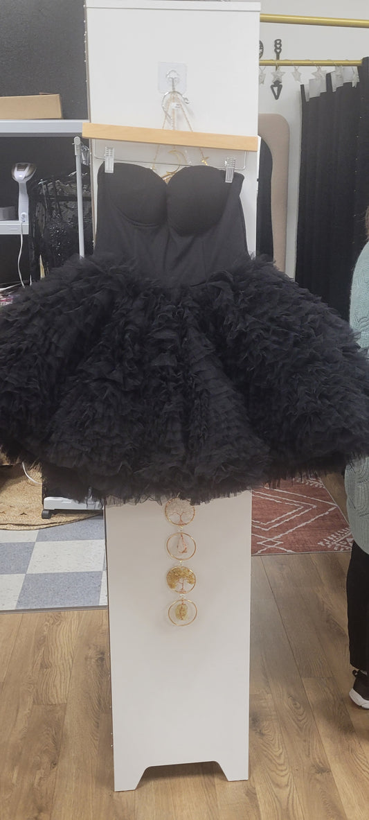 Nikki Ruffle Mini Dress