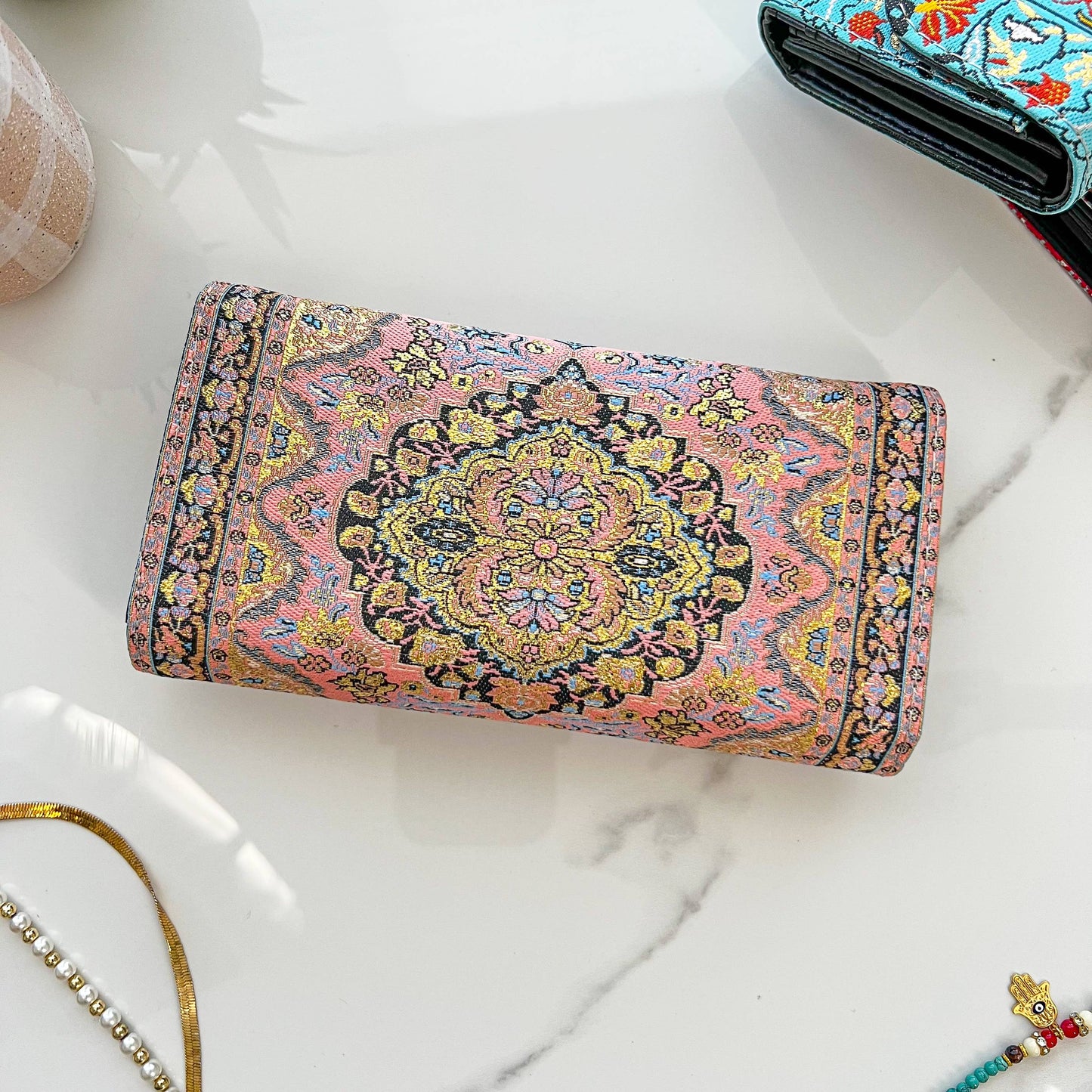 Boho Wallet Handmade Fabric