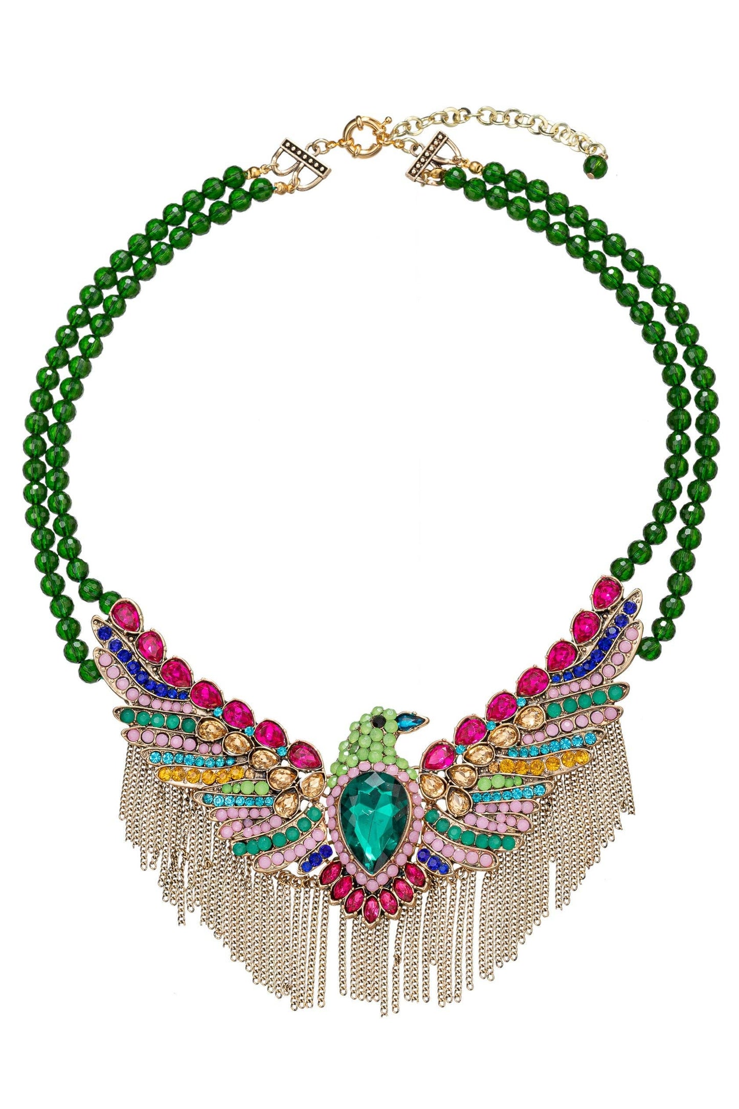 Phoenix Brooch Statement Necklace