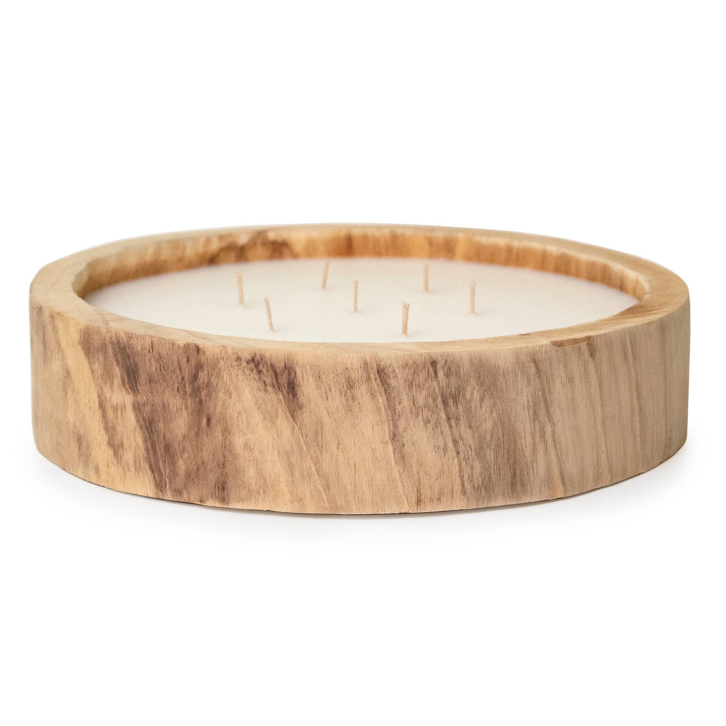 Paulownia Circular Wood Candle