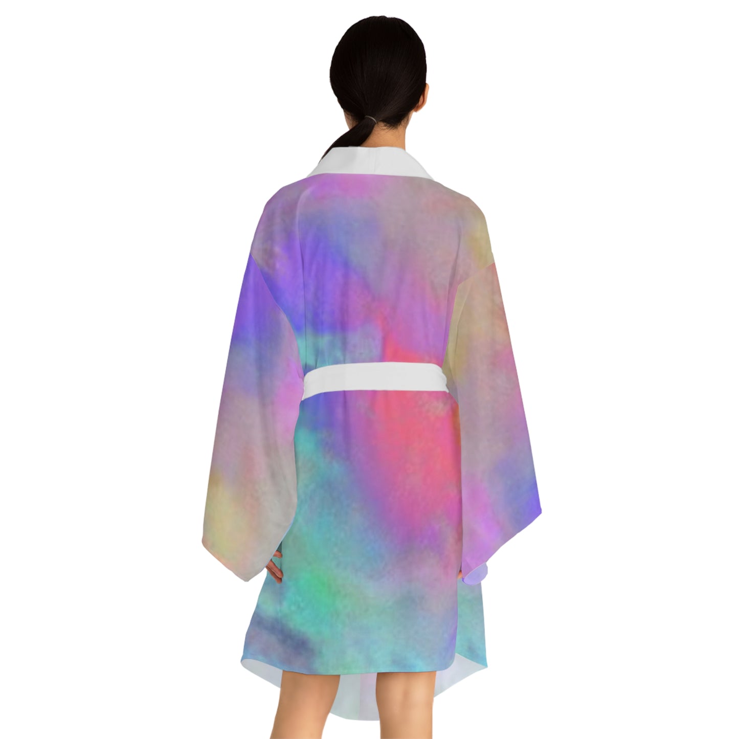 Long Sleeve Kimono Robe (AOP)