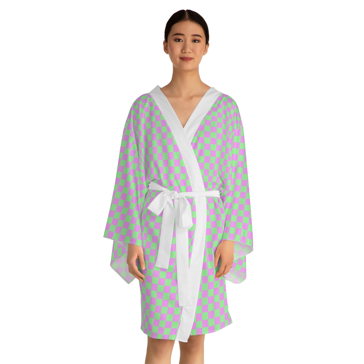 Long Sleeve Kimono Robe (AOP)