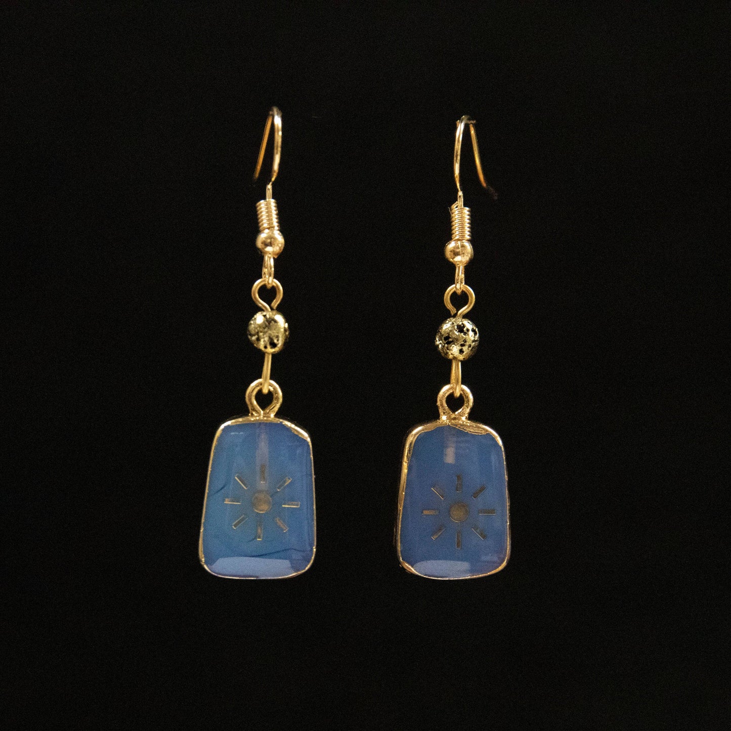 Resin Sun Earrings