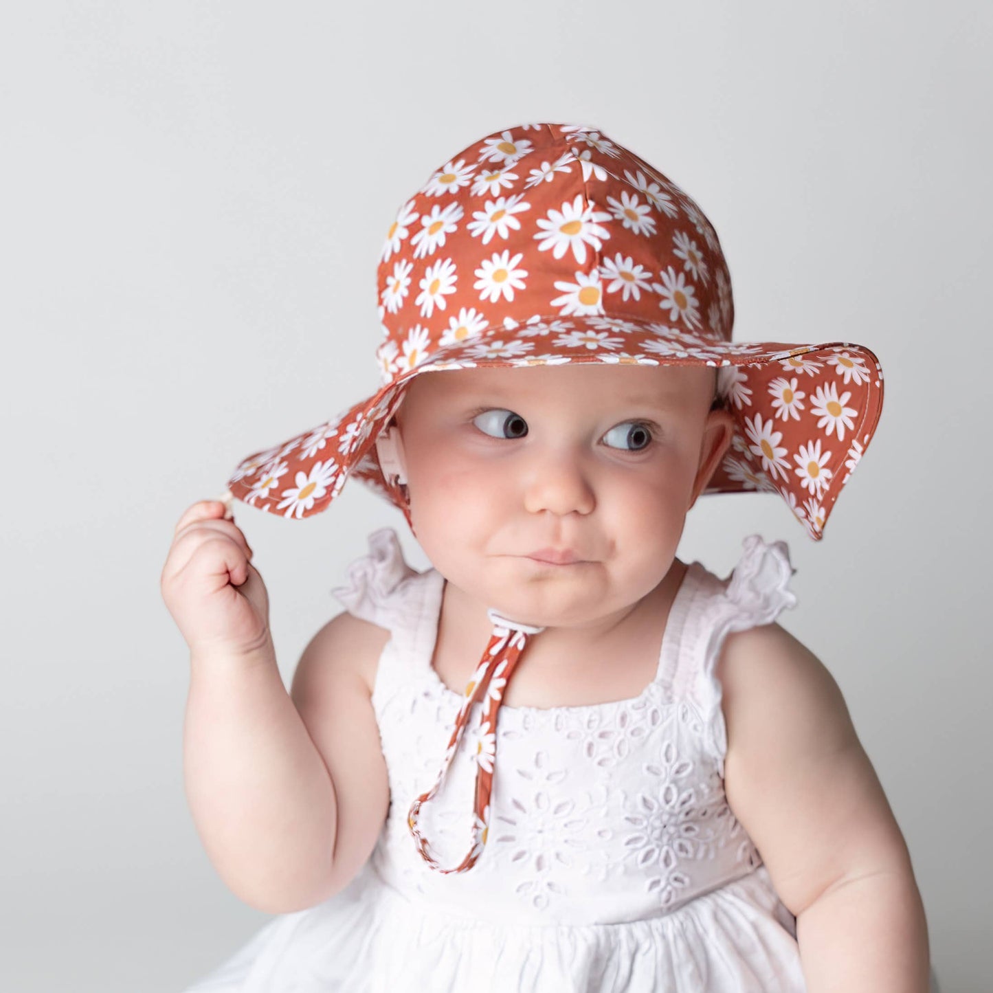 Ginger Daisy Sunhat UPF 50+ Baby & Toddler: 0-6 months