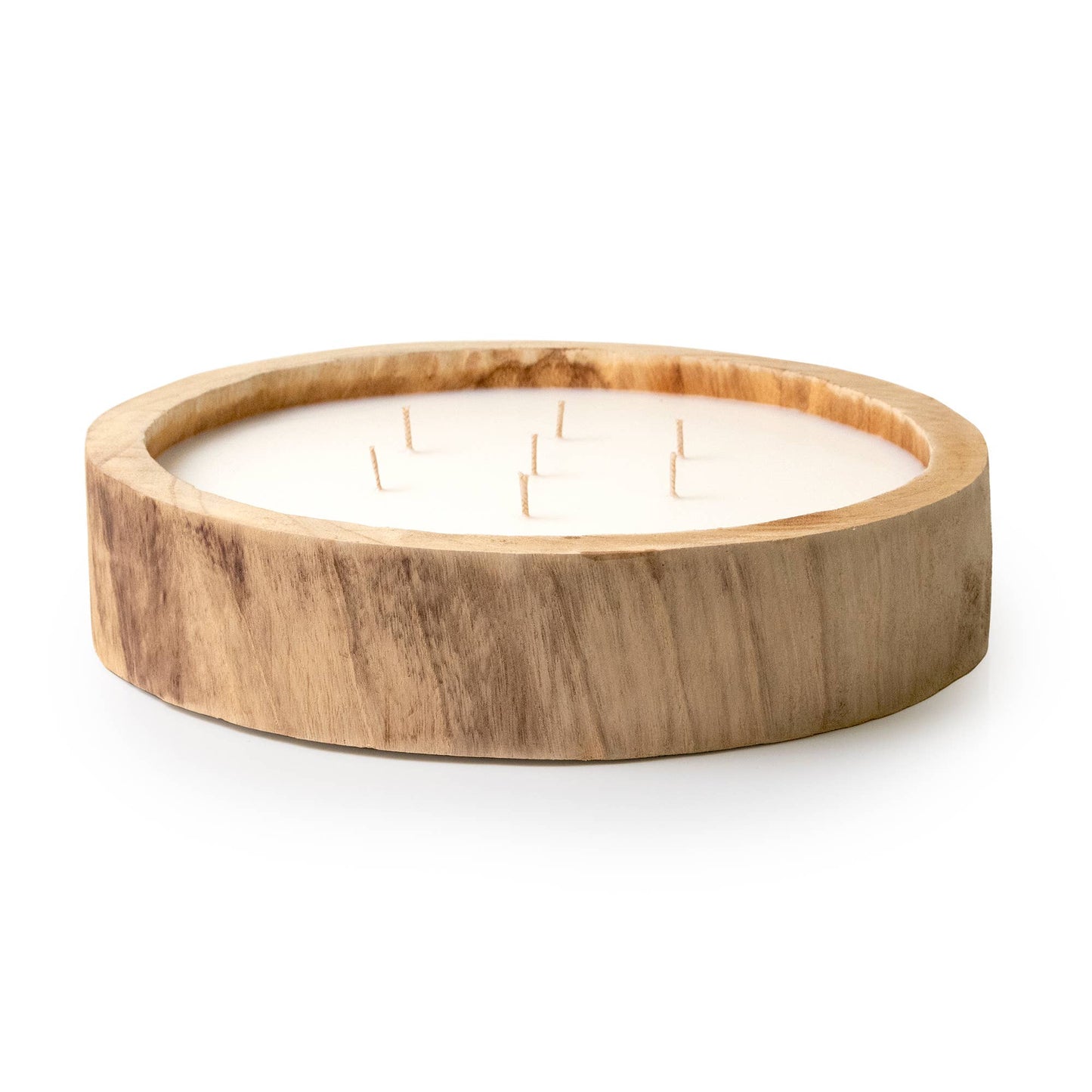 Paulownia Circular Wood Candle