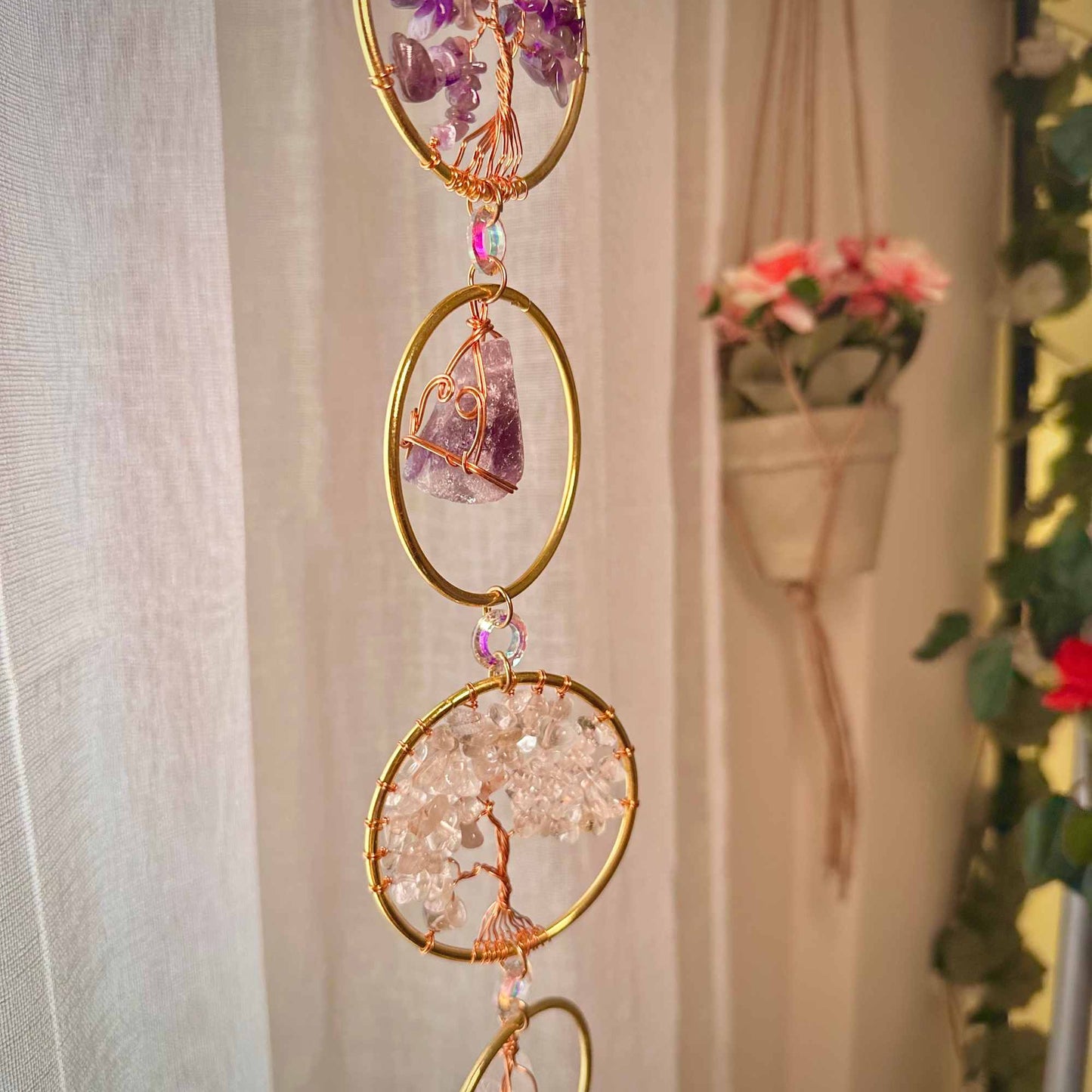 Chakra Gemstone Wall Hanging