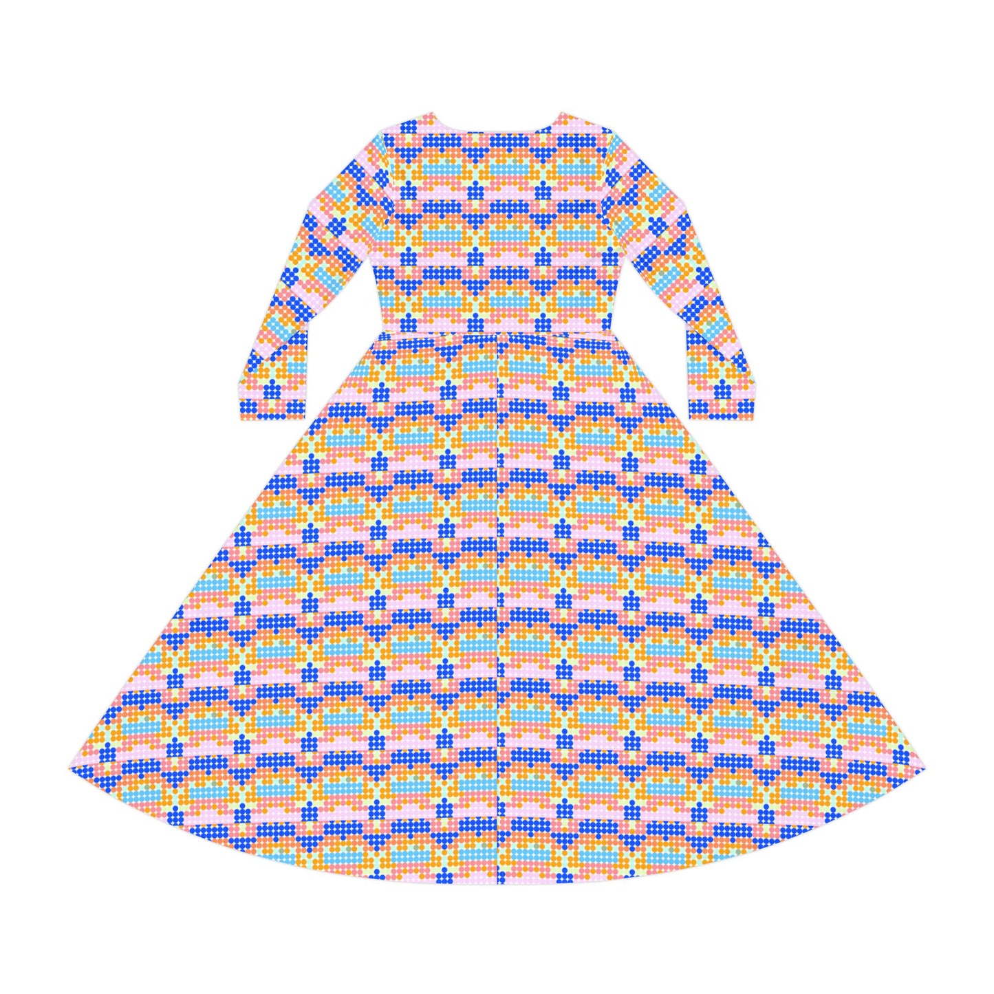 Women's Long Sleeve Dance Dress (AOP)
