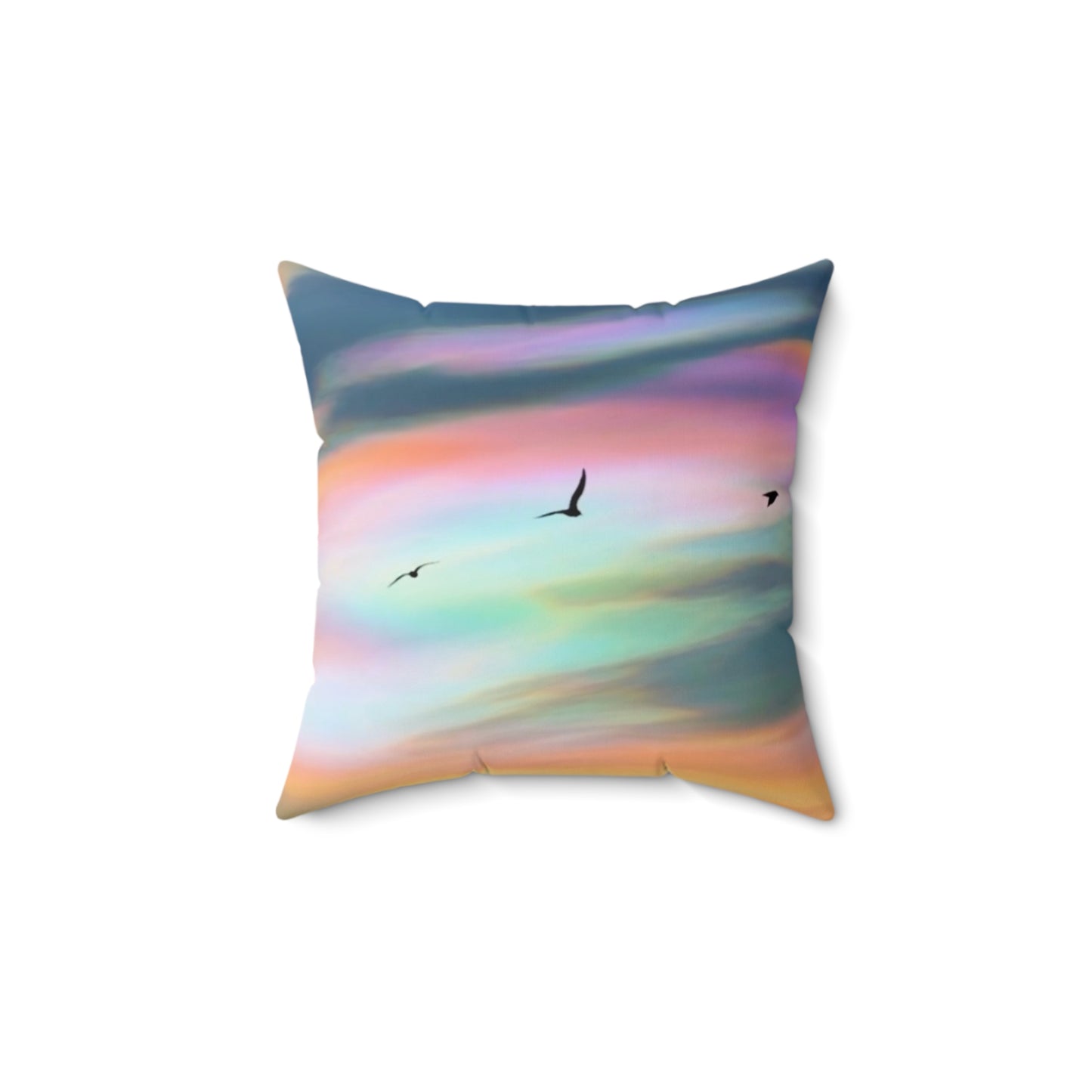 Spun Polyester Square Pillow