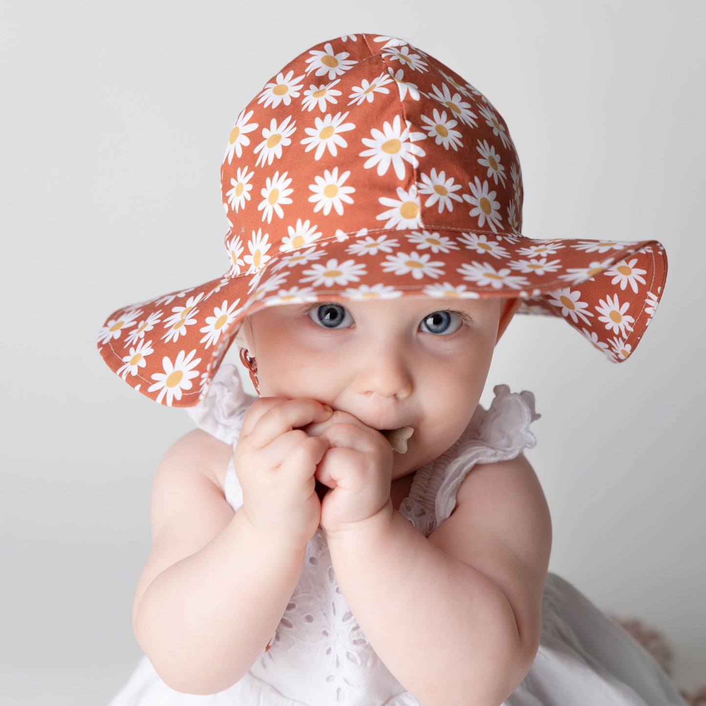 Ginger Daisy Sunhat UPF 50+ Baby & Toddler: 0-6 months