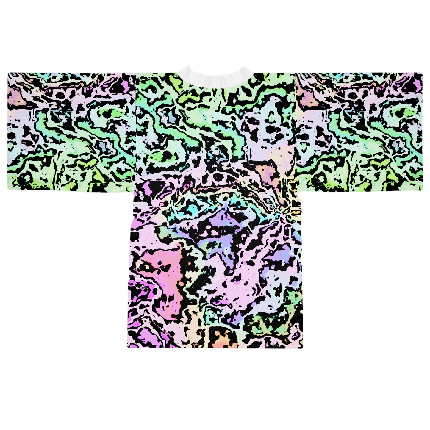 Long Sleeve Kimono Robe (AOP)