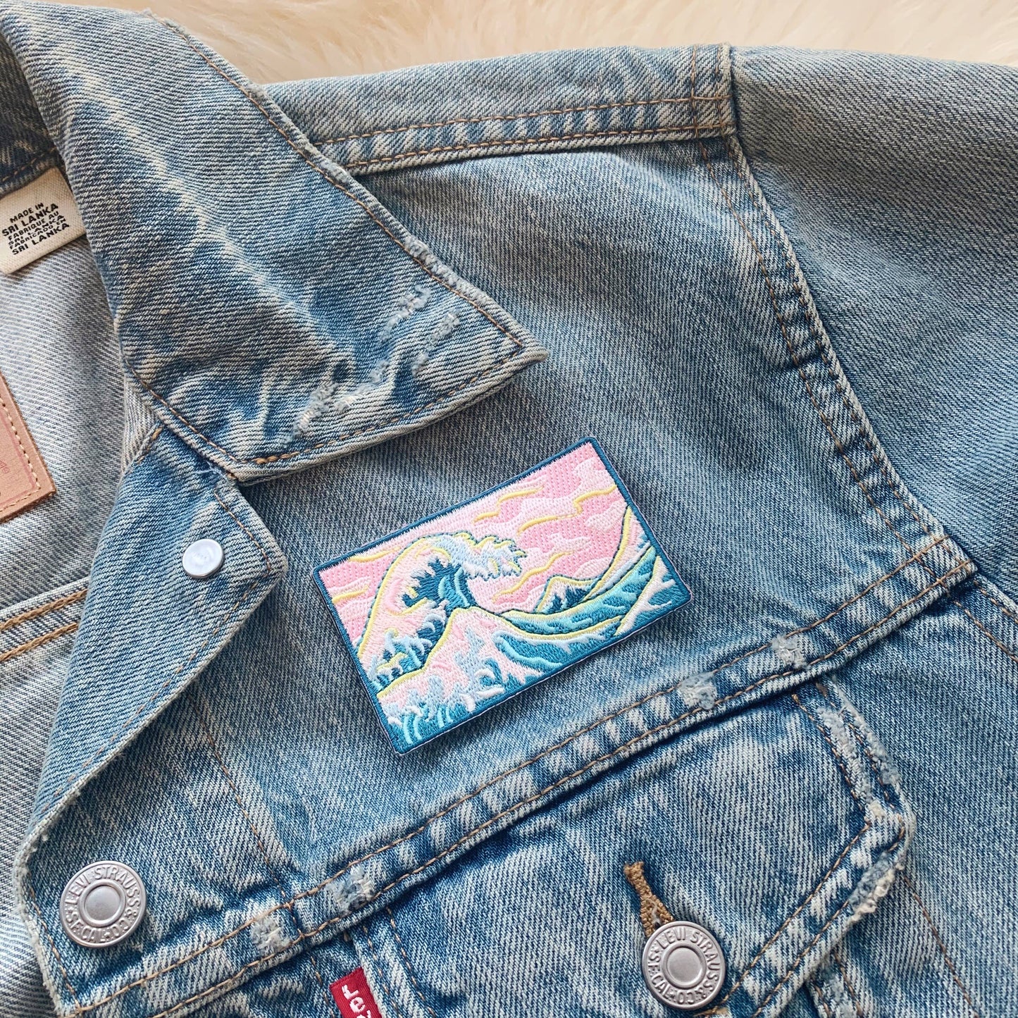 Patch - Waves Collection - Great Wave & Pink Skies