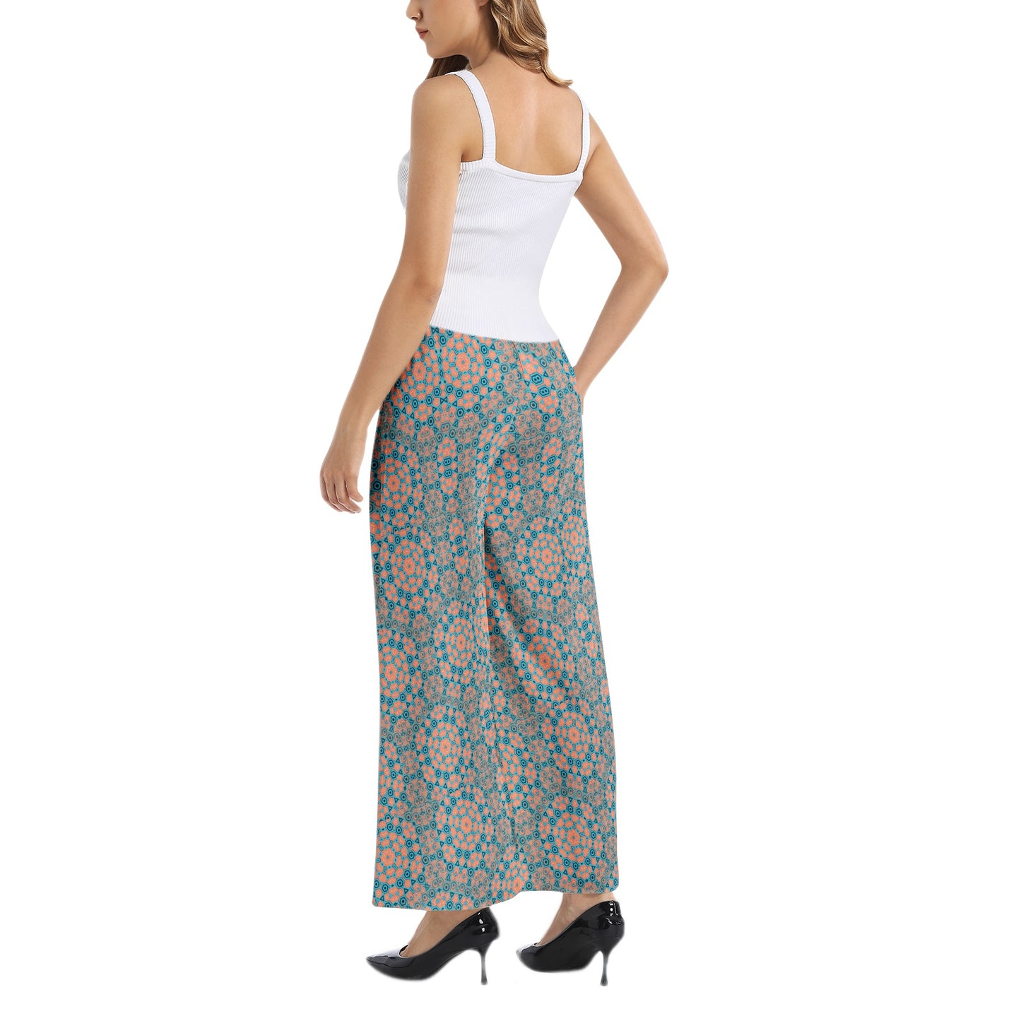 Ebelin Chiffon Wide Leg Pant