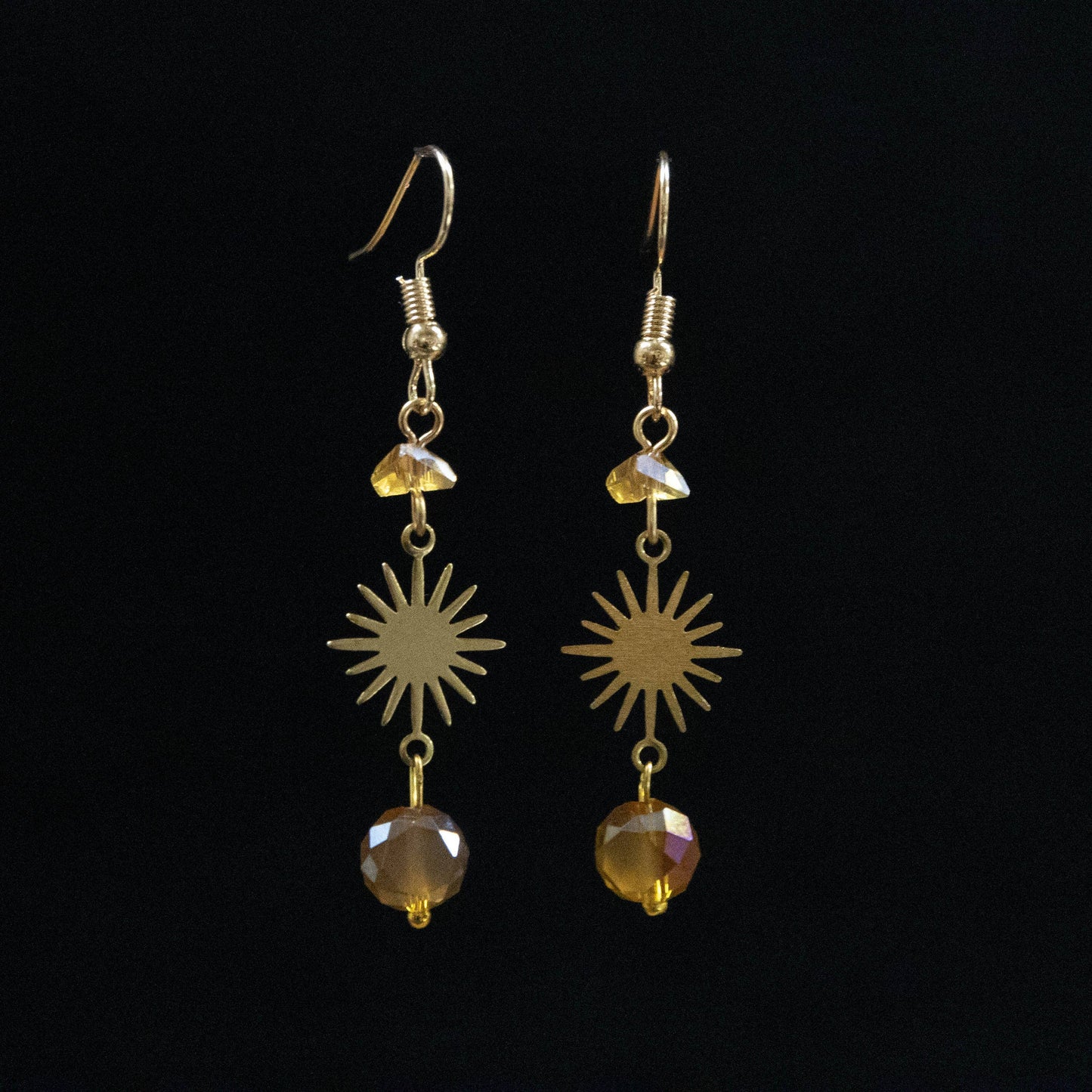 Golden Sun Earrings