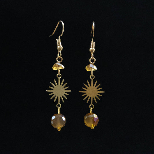 Golden Sun Earrings