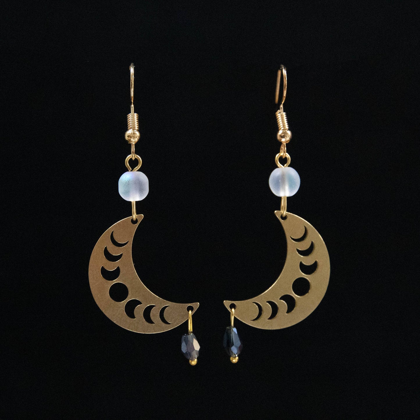 Crescent Moon Phase Earrings