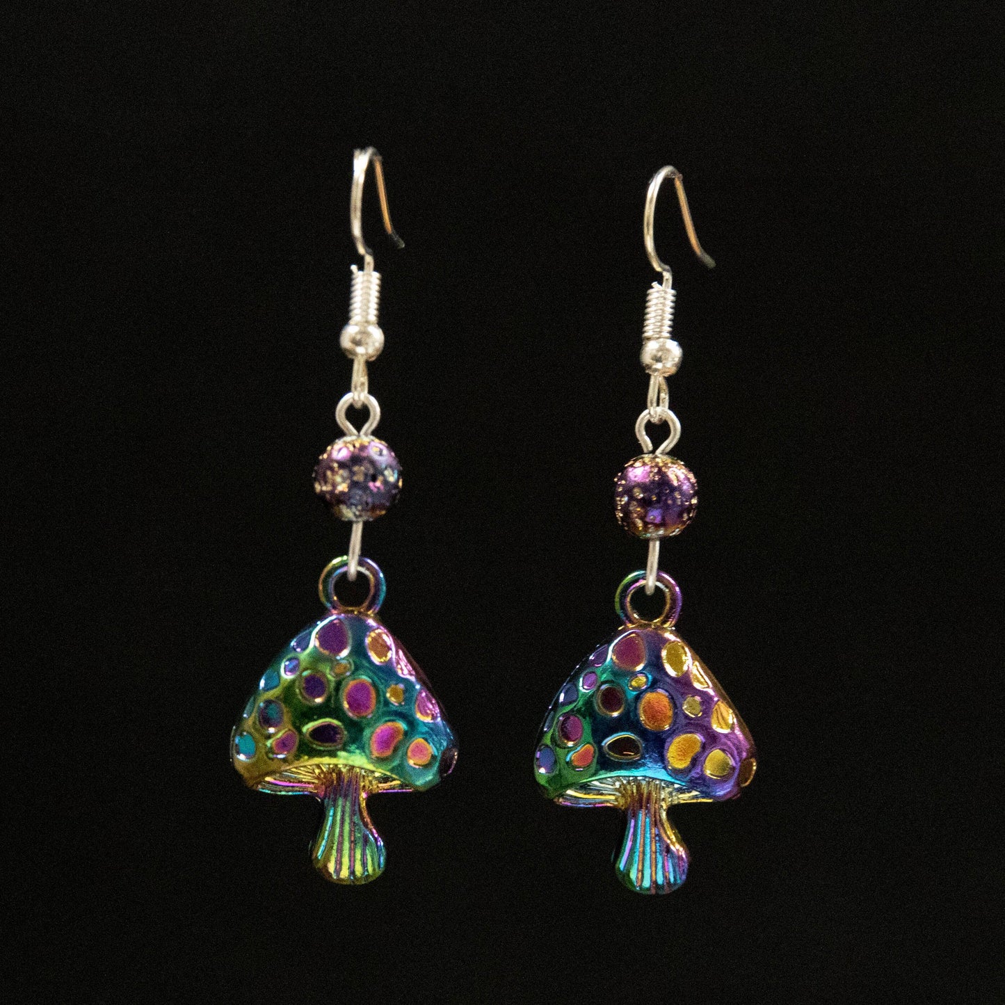 Cosmic Mushroom Earrings