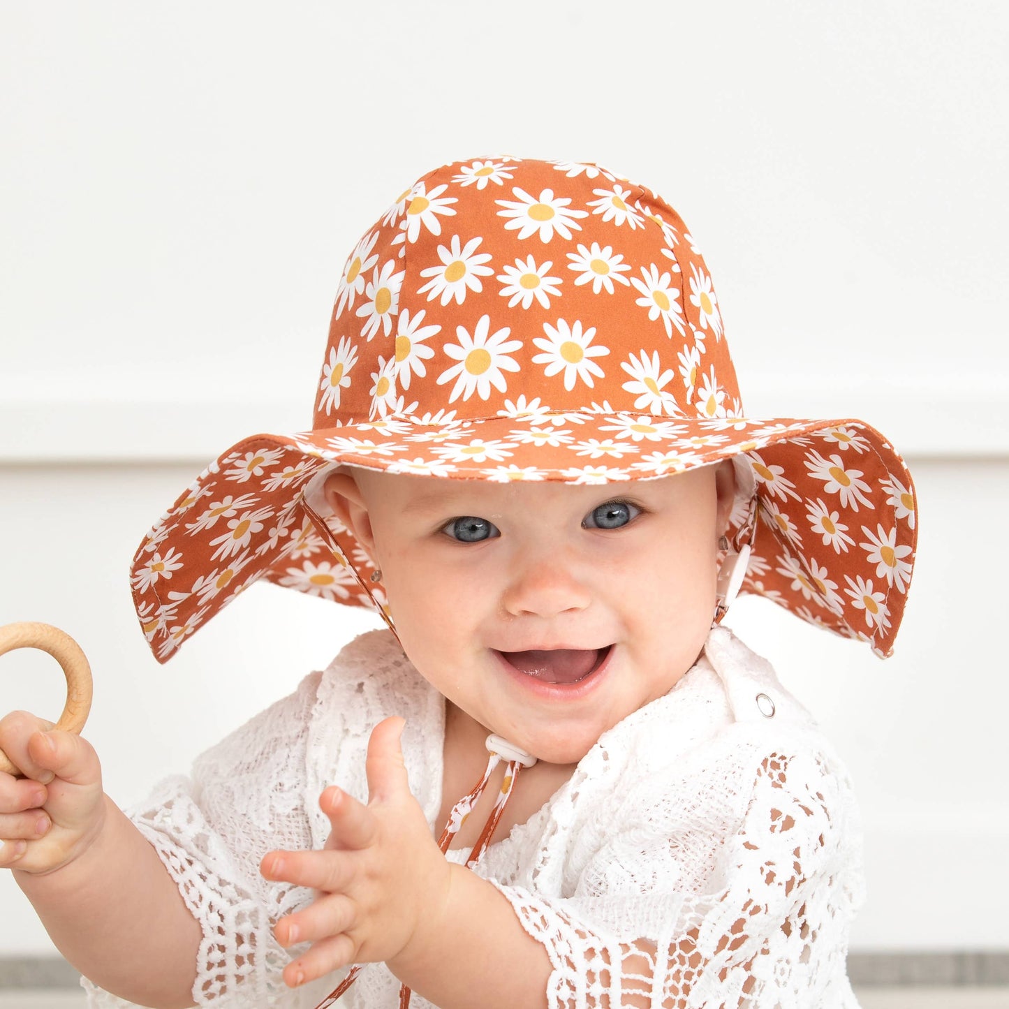 Ginger Daisy Sunhat UPF 50+ Baby & Toddler: 0-6 months