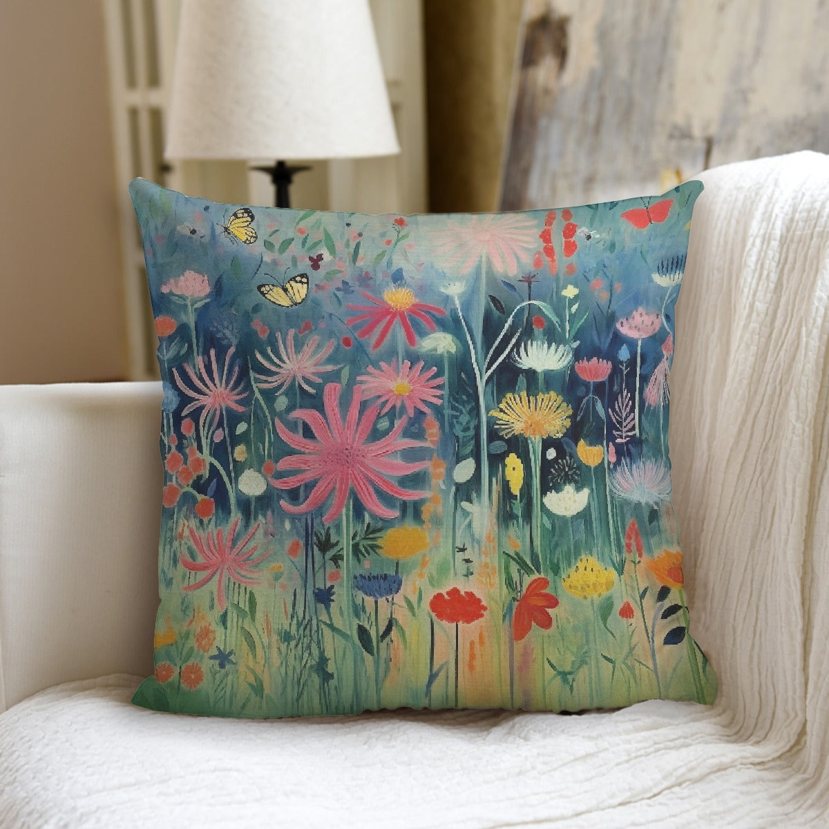 Magic Garden Couch pillow with pillow Insert