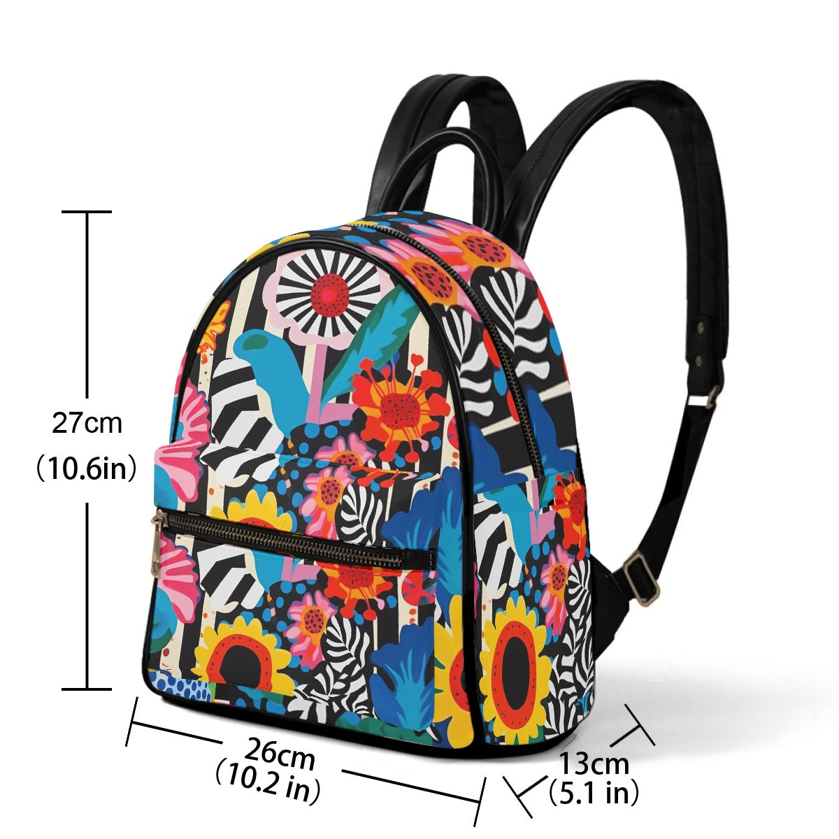 Shyla Mini Backpack Colorful Print 10.2 inch