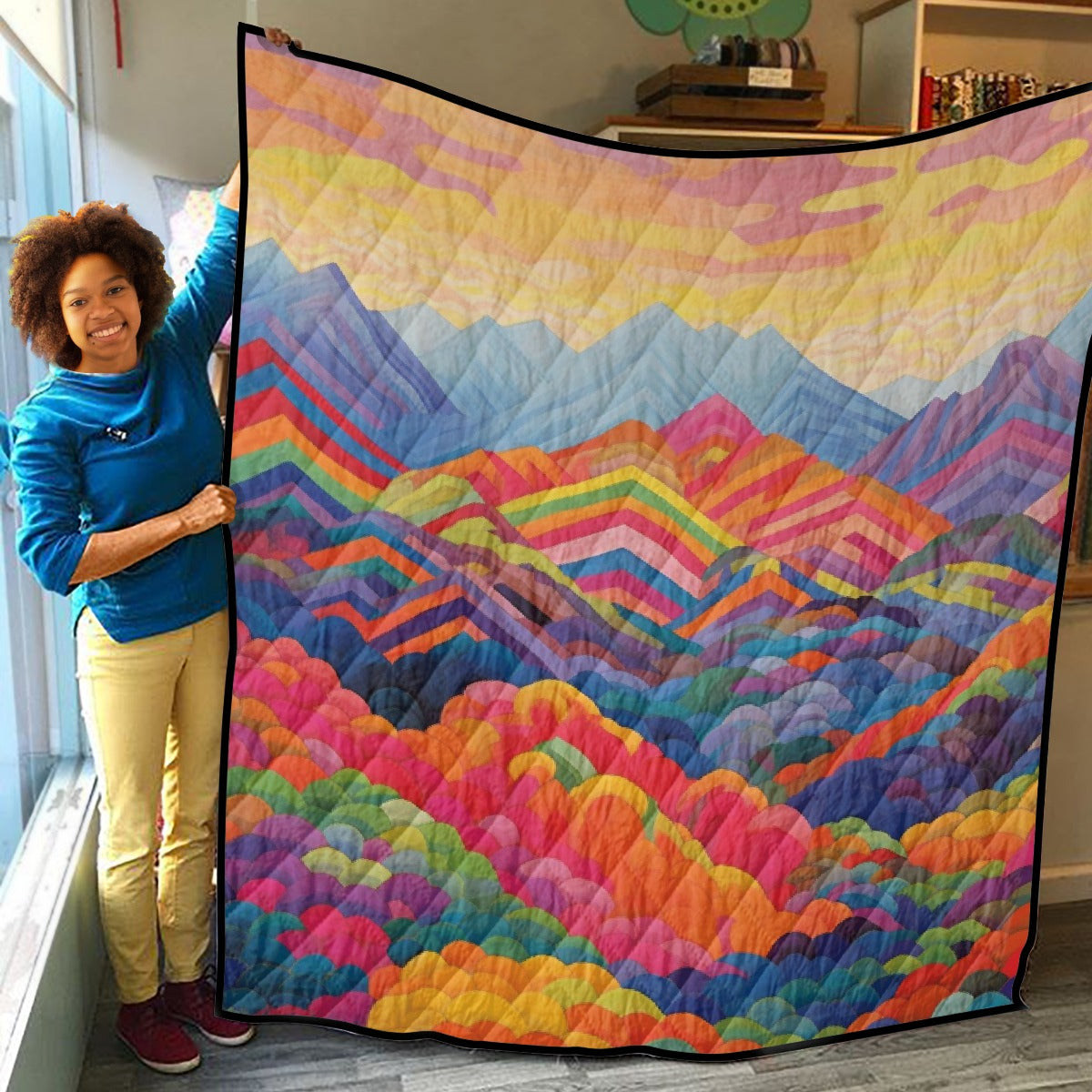 Rainbow Meadow Lightweight & Breathable Quilt