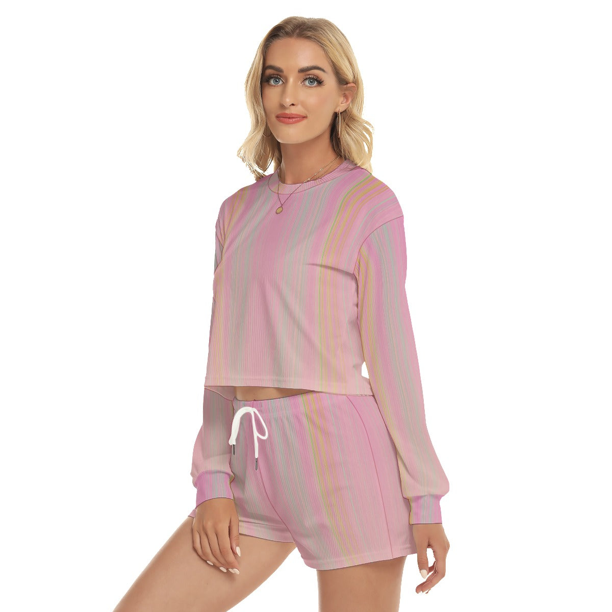 Parami Crop Top and Shorts Set