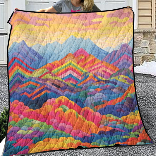 Rainbow Meadow Lightweight & Breathable Quilt