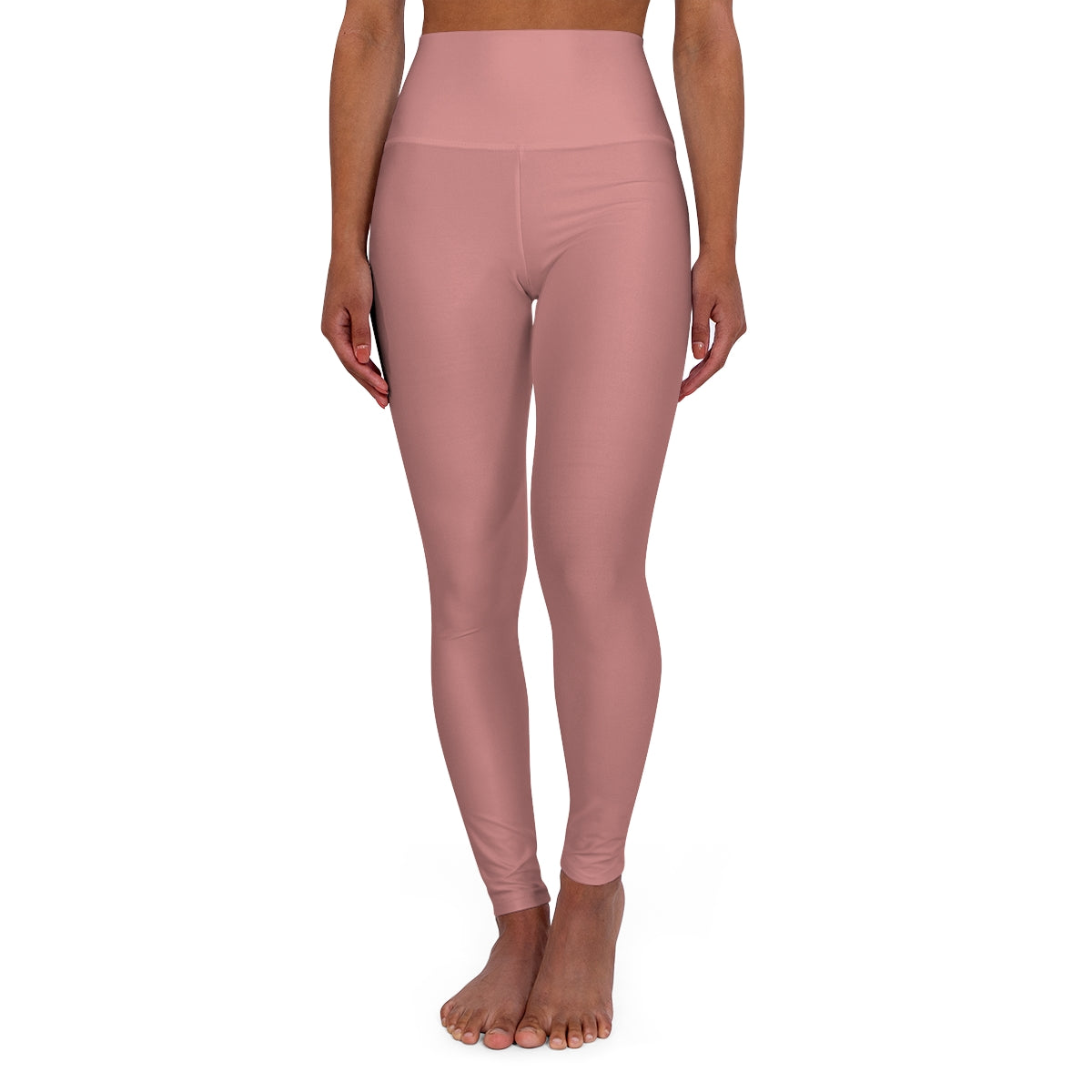 Rose Clay High Waisted Yoga Leggings