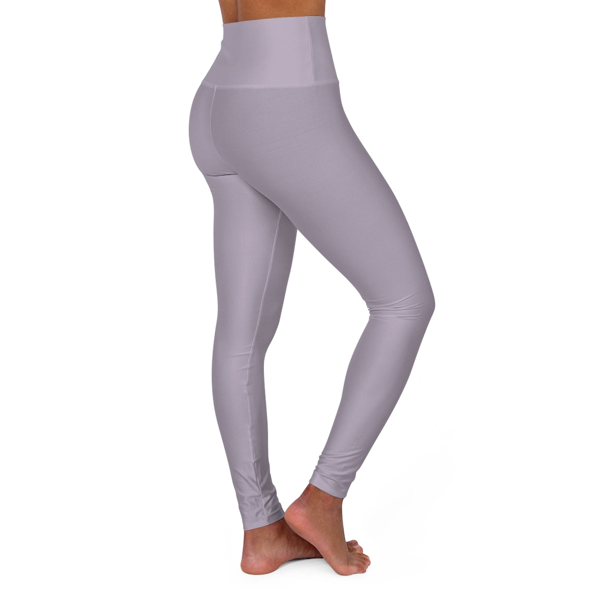 Amethyst Purple High Waisted Yoga Leggings