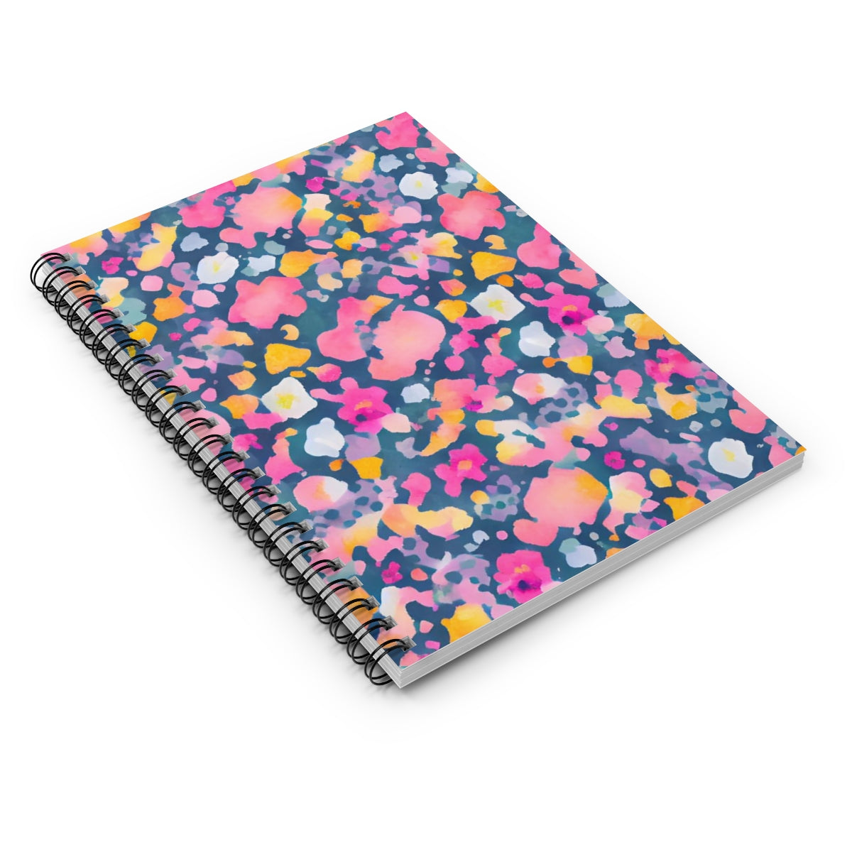 Art Studio Flowers Spiral Notebook - Ruled Line