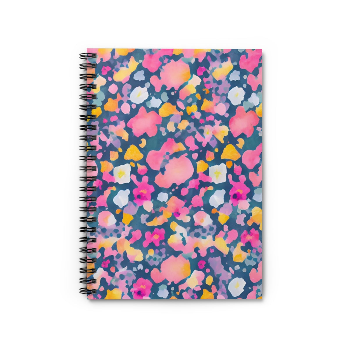 Art Studio Flowers Spiral Notebook - Ruled Line