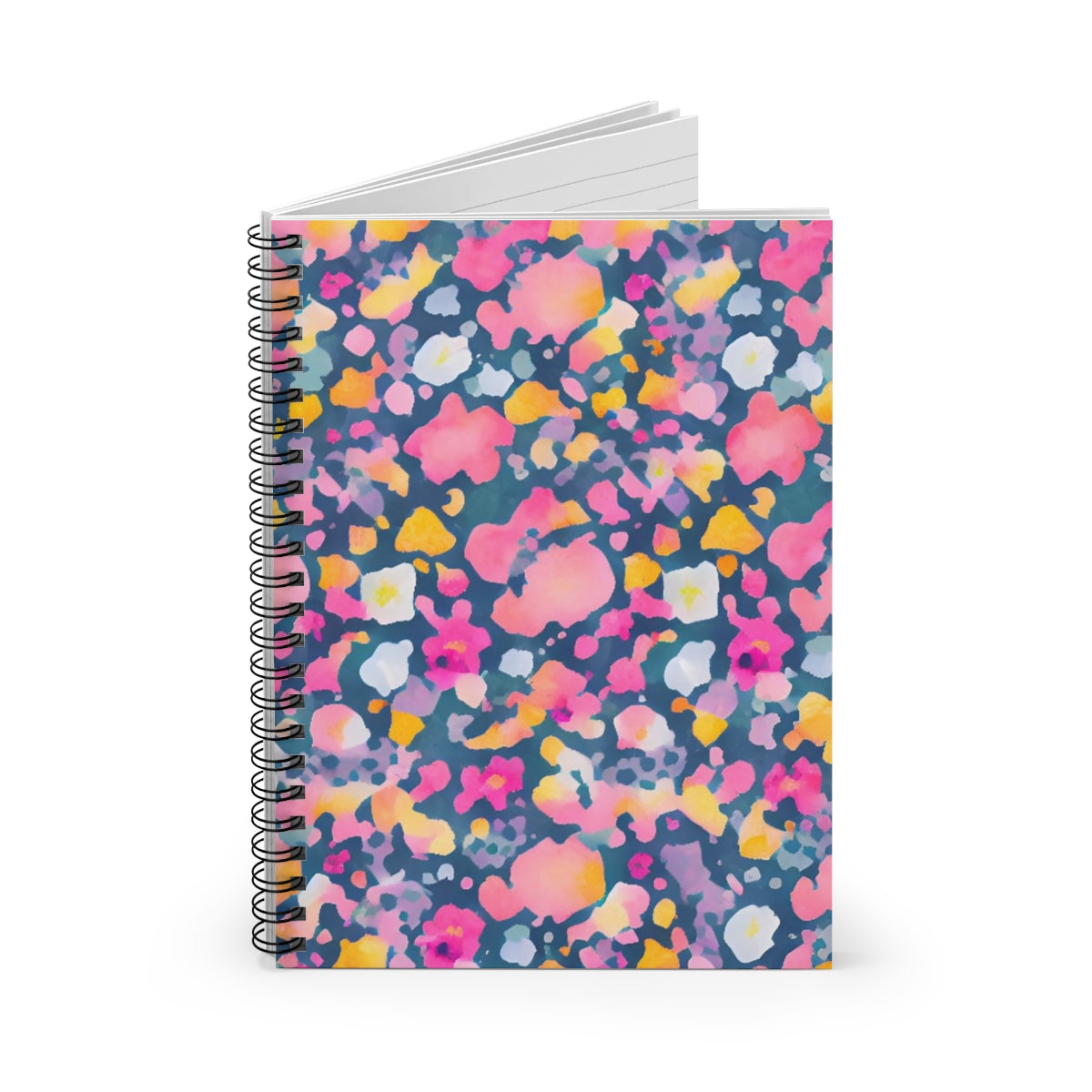 Art Studio Flowers Spiral Notebook - Ruled Line