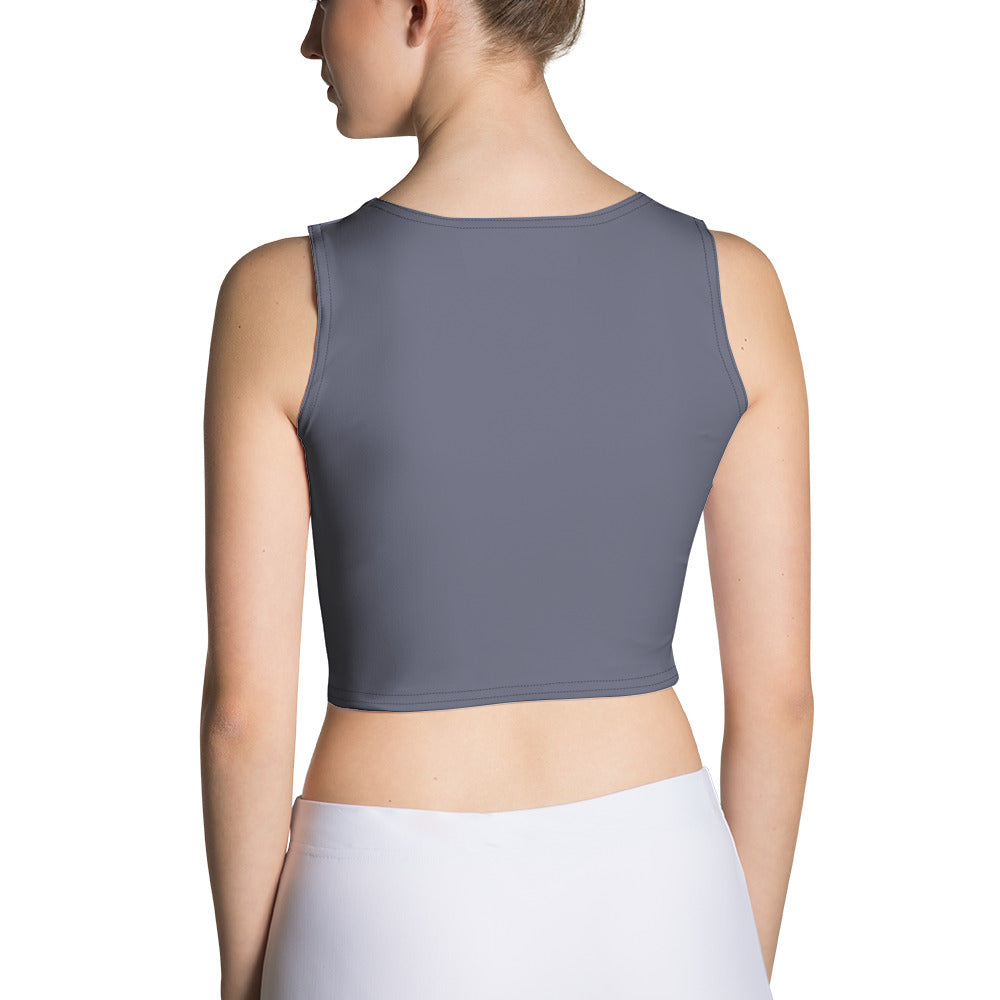 Simple Crop Tank Ash Gray